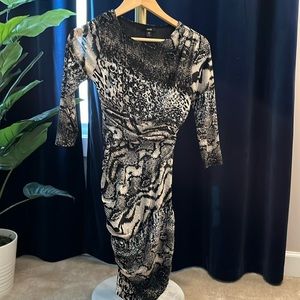 Patterned mini dress